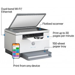 HP Laserjet MFP M234dwe – Imprimante laser tout-en-un sans fil noir et blanc