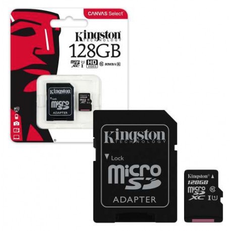 Kingston 128GB carte micro SD